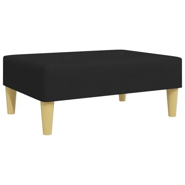 vidaXL Fotpall svart 77x55x31 cm tyg Begränsat antal