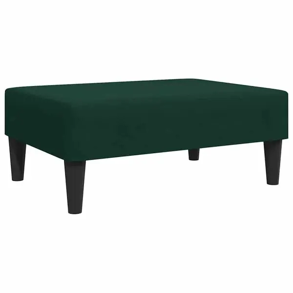 vidaXL Fotpall mörkgrön 77x55x31 cm sammet Populärt val
