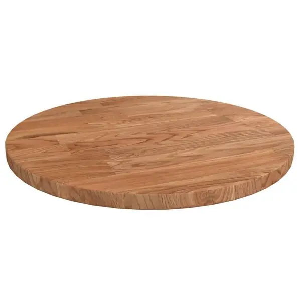 Reapris vidaXL Rund bordsskiva ljusbrun Ø30x1,5 cm behandlad massiv ek