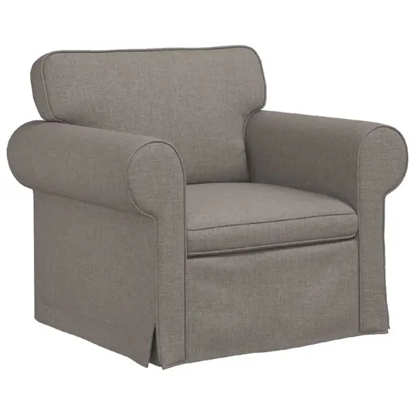 vidaXL Soffa Taupe 95 x 82 x 80 cm tyg Nyhet