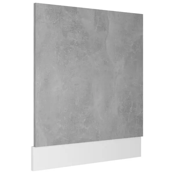 vidaXL Front för diskmaskin &lLyon&r betonggrå 59,5x3x67 cm Populärt val