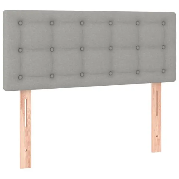 vidaXL Sänggavel ljusgrå 80x5x78/88 cm tyg Erbjudandepris