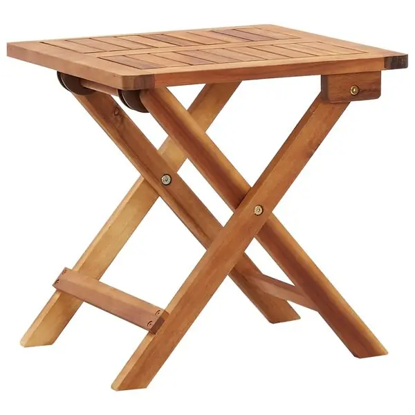 Bästa pris vidaXL Hopfällbart trädgårdsbord 40x40x40 cm massivt akaciaträ