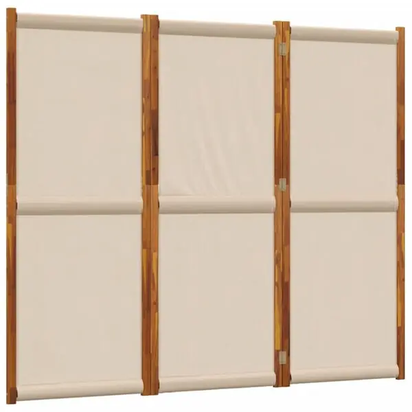 Fynd vidaXL Rumsavdelare 3 paneler taupe 210x180 cm