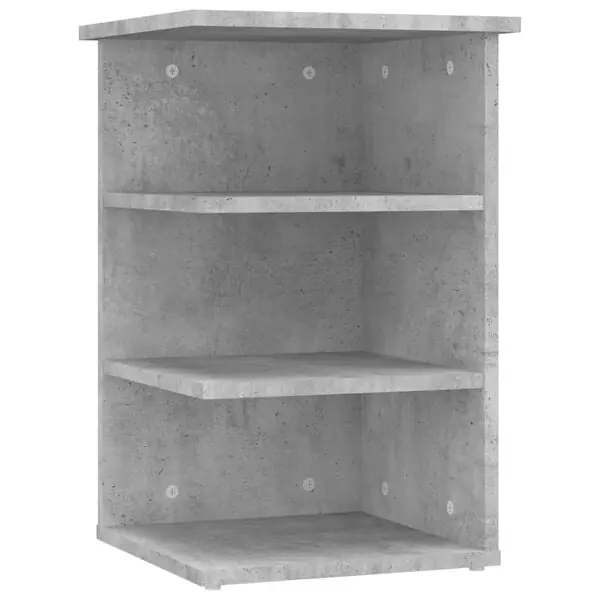 vidaXL Bokhylla betonggrå 35x35x55 cm konstruerat trä Begränsad tid