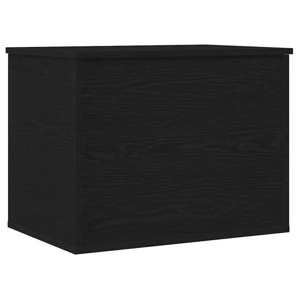 vidaXL Förvaringslåda Svart ek 60 x 42 x 46 cm Konstruerat trä Nyhet