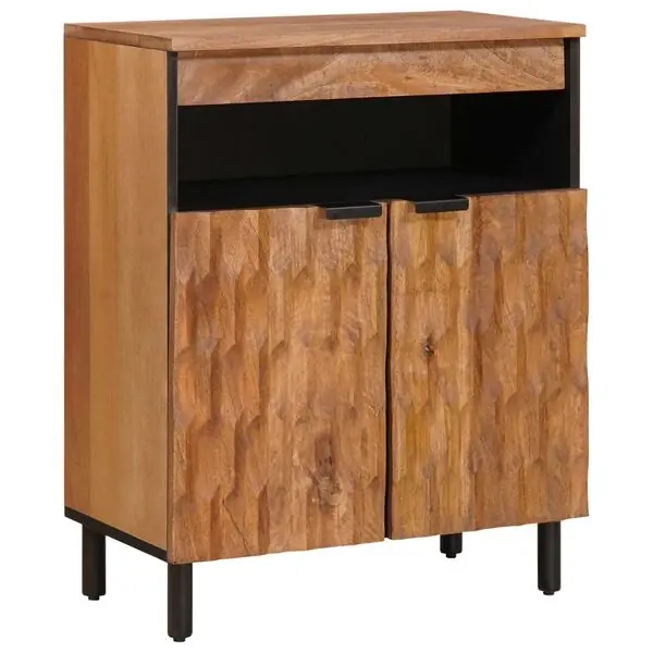 Fynd vidaXL Sideboard Acacia Brun Finish 60 x 33 x 75 cm Massivt mangoträ