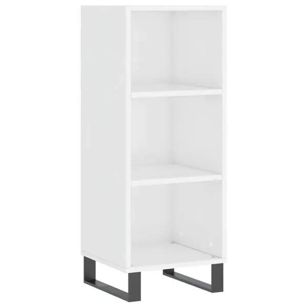 vidaXL Skåp vit högglans 34,5x32,5x90 cm konstruerat trä Begränsat erbjudande
