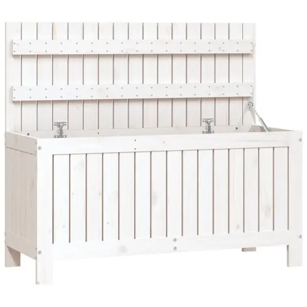 Snabb leverans vidaXL Dynbox vit 108x42,5x54 cm massiv furu