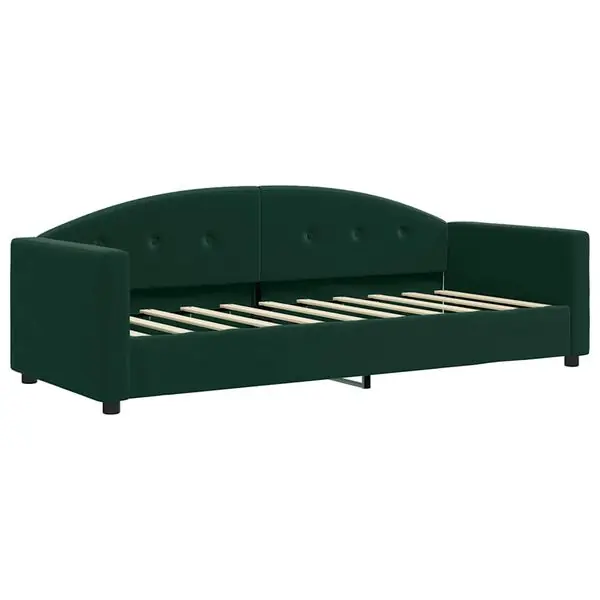 vidaXL Dagbädd mörkgrön 80x200 cm sammet Säker betalning