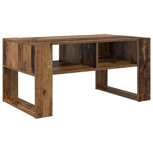 Sänkt pris vidaXL Kaffeebord Gammalt trä 92 x 53 x 45 cm Konstruerat trä