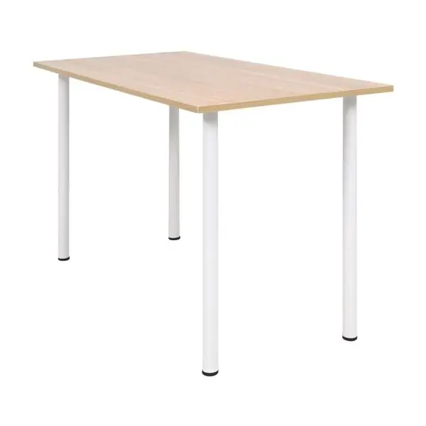 Snabb frakt vidaXL Matbord 120x60x73 cm ekfärg och vit