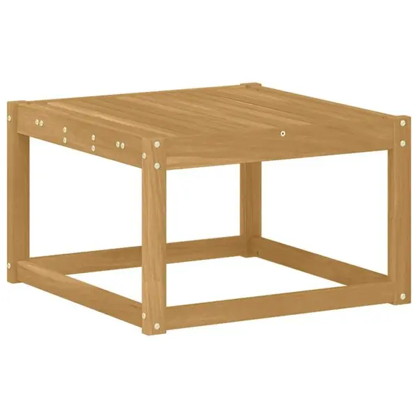 vidaXL Utomhusbord Massivt Akaciaträ Vit 59 x 59 x 37 cm Endast idag