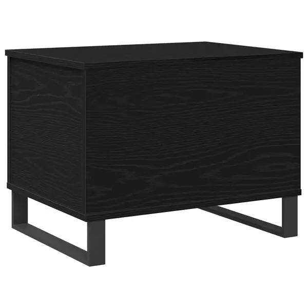 vidaXL Kaffeebord Svart Ek 60 x 44,5 x 45 cm Endast denna vecka