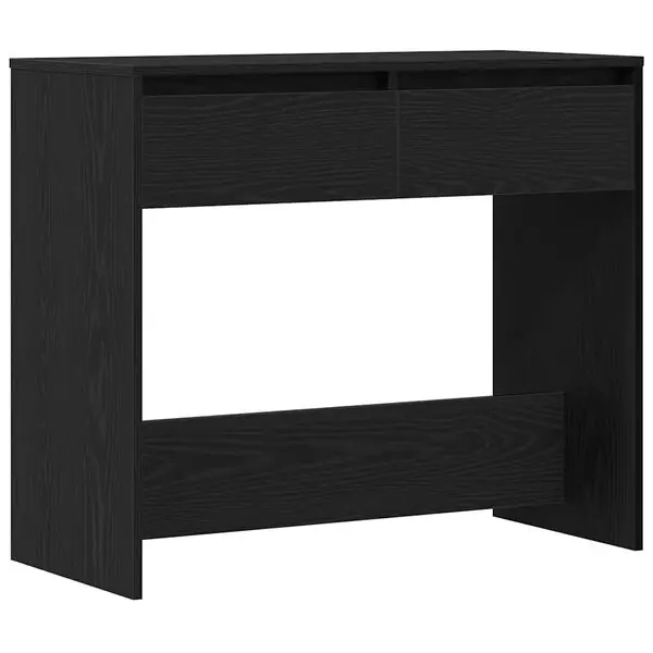 vidaXL Avlastningsbord svart ek 89x41x76,5 cm konstruerat trä Sänkt pris