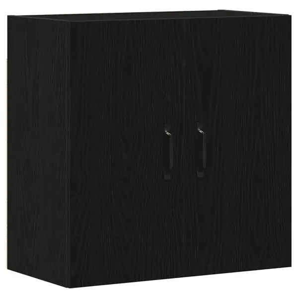 vidaXL Väggskåp svart ek 60x31x60 cm konstruerat trä Begränsad tid