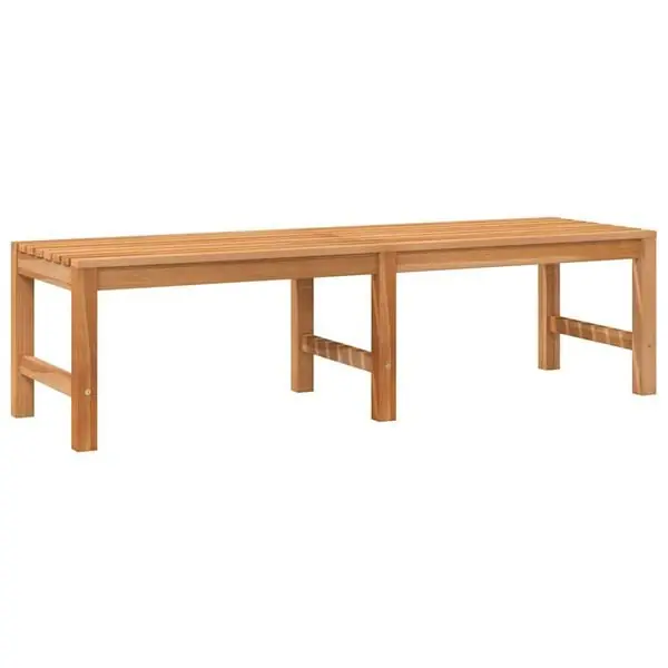 Endast denna vecka vidaXL Trädgårdsbänk 150 cm massiv teak