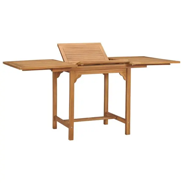 Lågt pris vidaXL Trädgårdsbord utdragbart (110-160)x80x75cm massiv teak