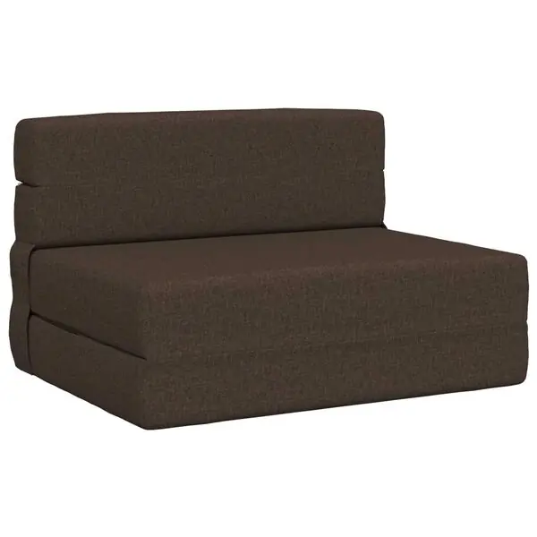vidaXL Fällsoffa säng Taupe 190 x 70 x 15 cm tyg Trygg betalning
