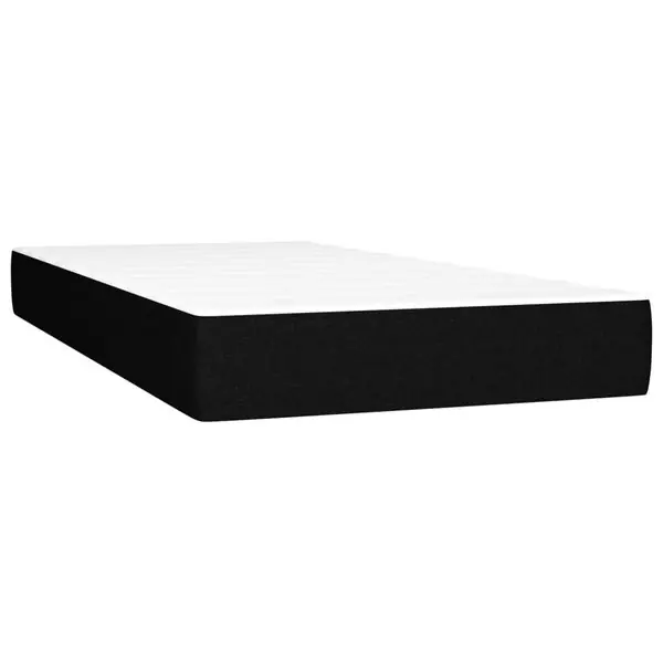 vidaXL Pocketresårmadrass medium svart 80x200x20 cm tyg Rabatter