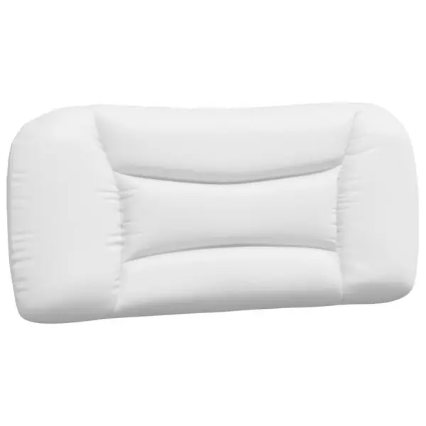 Rabatter vidaXL Headboard Cushion "Hvar" White 80 cm Faux Leather