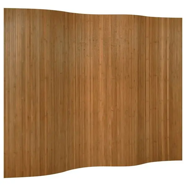vidaXL Rumsavdelare brun bredd 250 cm höjd 165 cm bambu Reapris