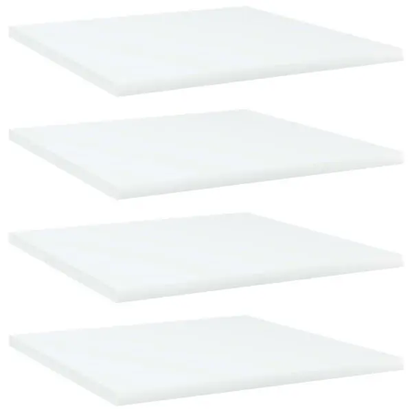 vidaXL Hyllplan 4 st vit 40x40x1,5 cm konstruerat trä Utförsäljning