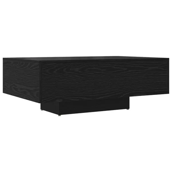 I lager vidaXL Kaffeebord Svart Ek 85 x 55 x 31 cm