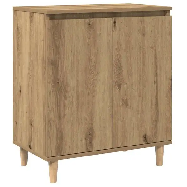vidaXL Byrå ek 60x35x70 cm konstruerat trä Lägg i varukorgen