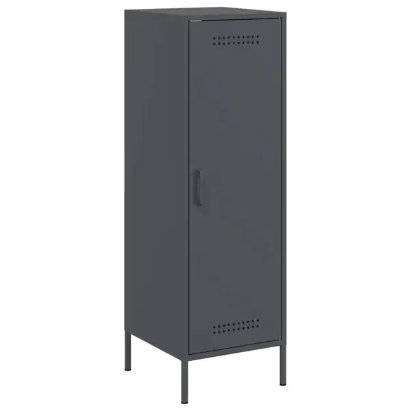 Begränsat antal vidaXL Högskåp antracit 36x39x113 cm stål