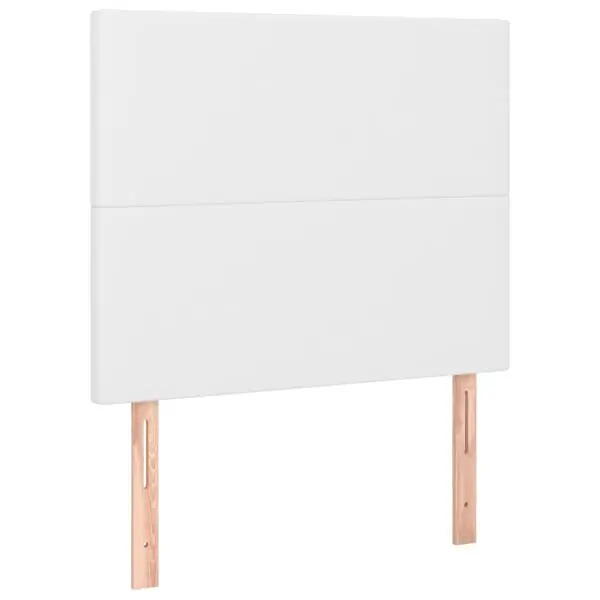 Kampanj vidaXL Sänggavel vit 80x5x118/128 cm konstläder