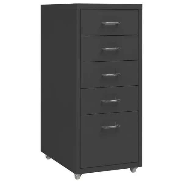Säker betalning vidaXL Hurts antracit 28x41x69 cm metall