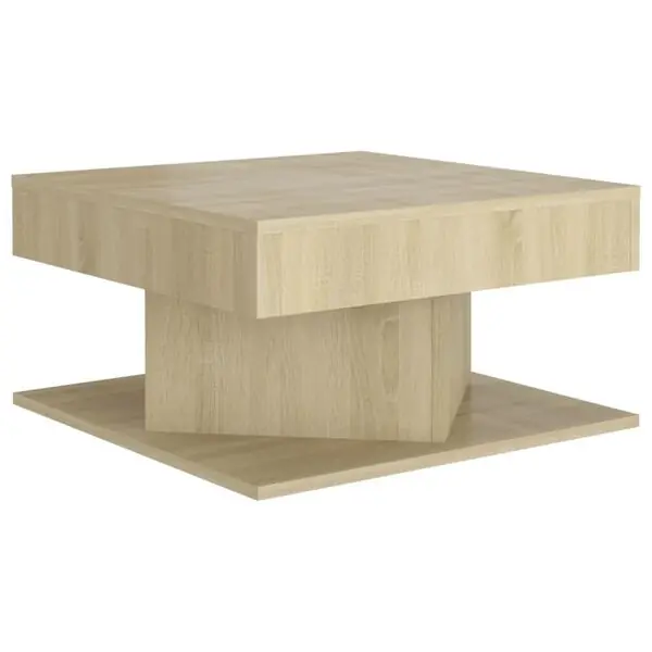 vidaXL Soffbord sonoma-ek 57x57x30 cm konstruerat trä Sista chansen