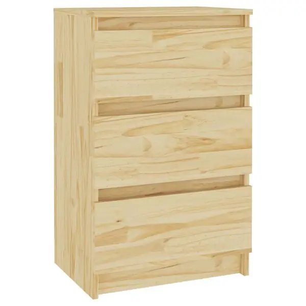 Fynd vidaXL Sängbord 40x29,5x64 cm massiv furu
