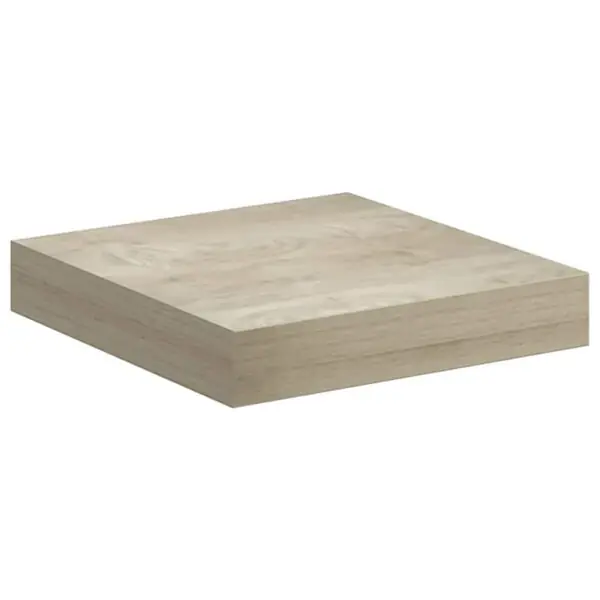vidaXL Svävande vägghylla ek 23x23,5x3,8 cm MDF Erbjudandepris