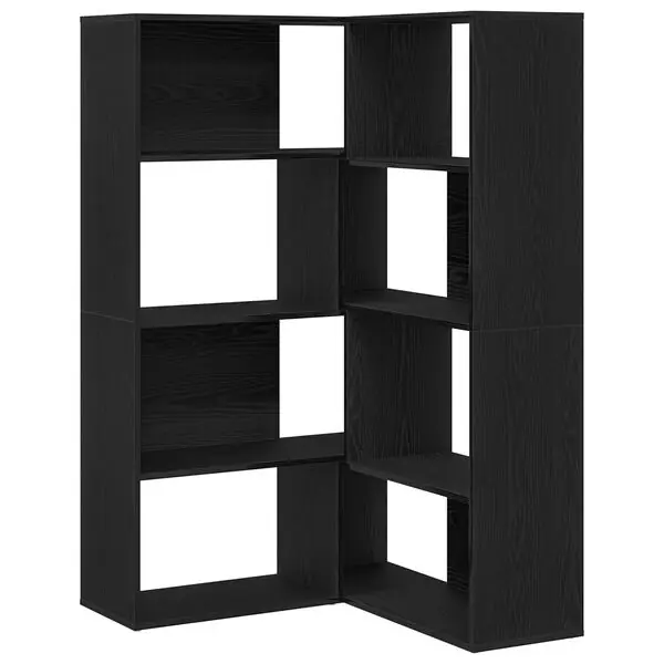 Nedsatt pris vidaXL Garderob 2 pcs Svart Ek 85 x 85 x 140 cm Konstruerat trä