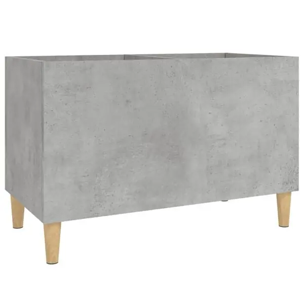 vidaXL Stereobänk betonggrå 74,5x38x48 cm konstruerat trä Outlet