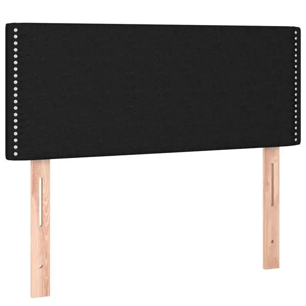 vidaXL Sänggavel svart 80x5x78/88 cm tyg Sista chansen