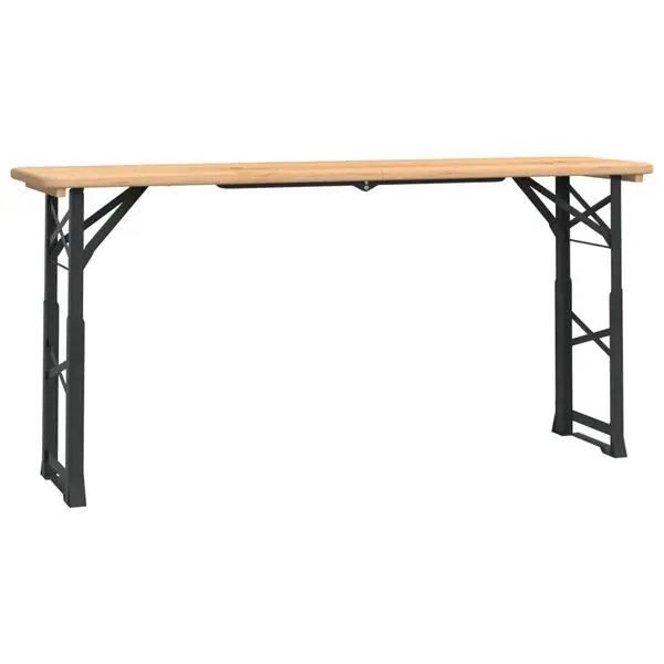 Beställ idag vidaXL Hopfällbart barbord 170x50x75/105 cm massiv gran