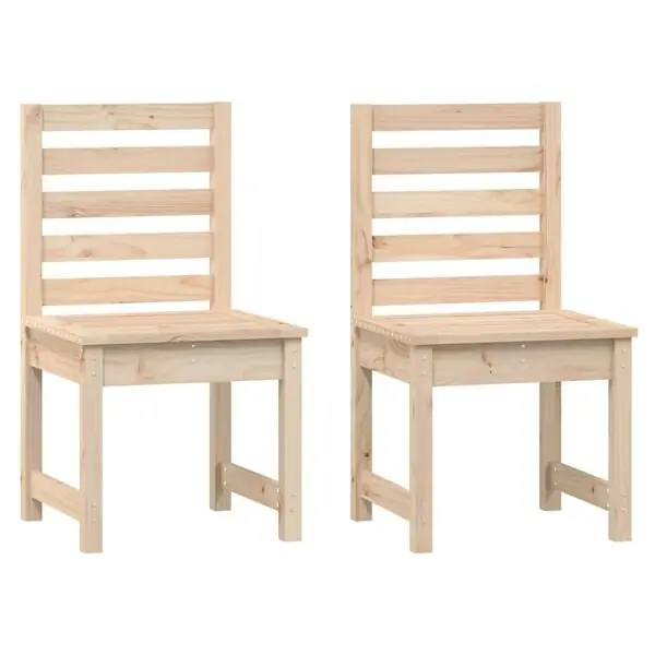 Säker betalning vidaXL Trädgårdsstolar 2 st 50x48x91,5 cm massiv furu
