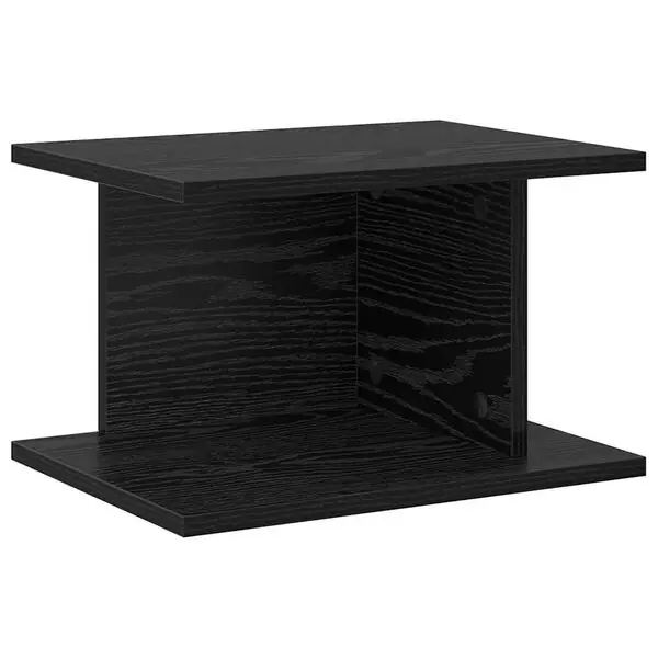 Billig vidaXL Sängbord Svart Ek 40 x 30 x 25 cm Konstruerat trä