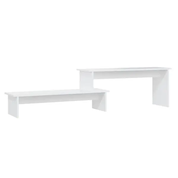 Expressleverans vidaXL Tv-bänk vit 180x30x43 cm konstruerat trä