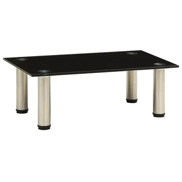 Kundfavorit vidaXL TV-bänk svart 40x35x17 cm härdat glas