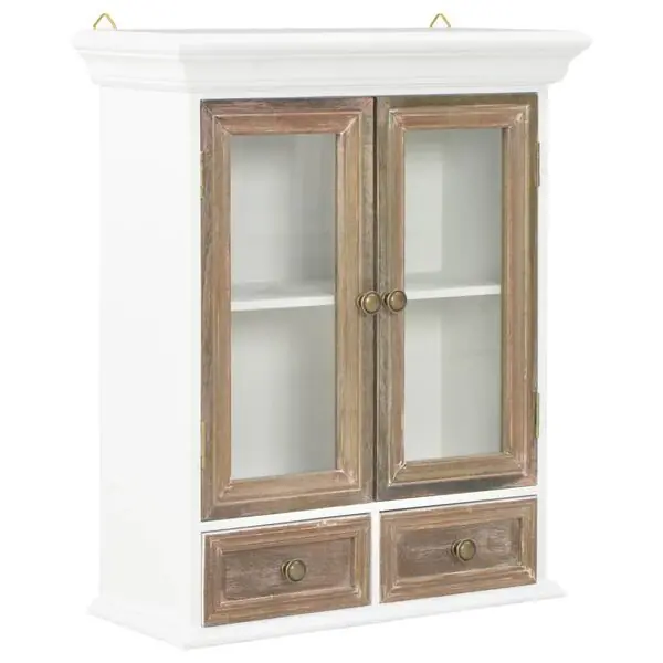 Snabb frakt vidaXL Väggskåp vit 49x22x59 cm konstruerat trä