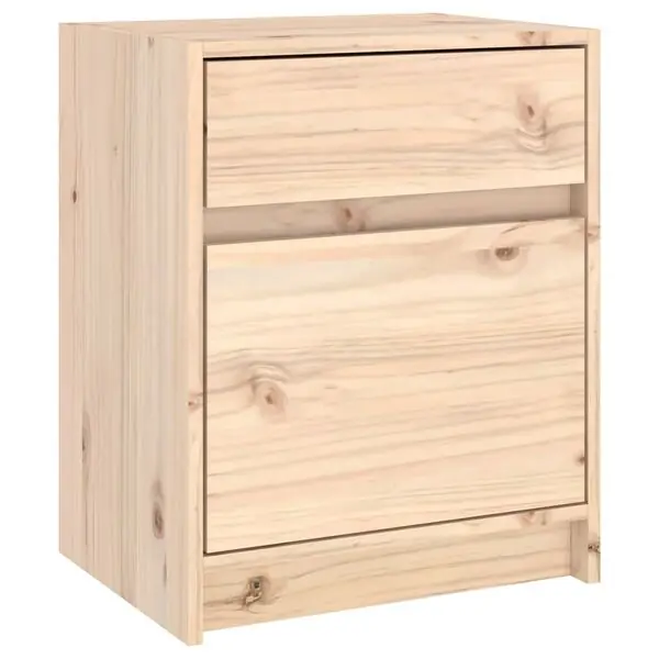 vidaXL Sängbord 40x31x50 cm massiv furu Utförsäljning