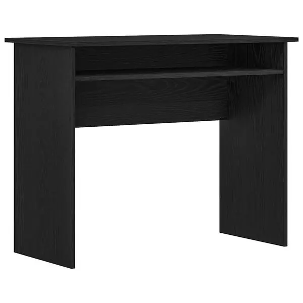 vidaXL Skrivbord svart ek 90x50x74 cm konstruerat trä Fri frakt