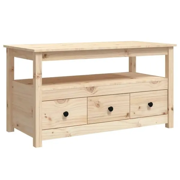 vidaXL Soffbord 102x49x55 cm massiv furu Utförsäljning