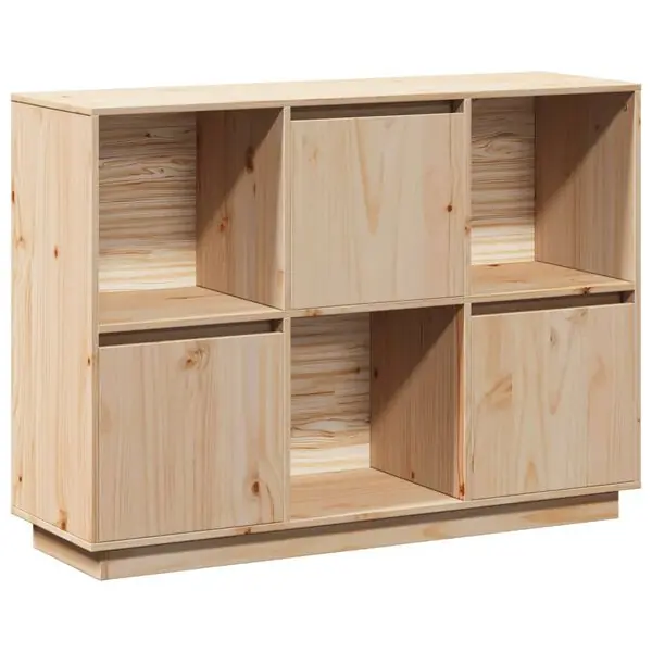 Populär vidaXL Skänk vit 110,5x35x80 cm massiv furu