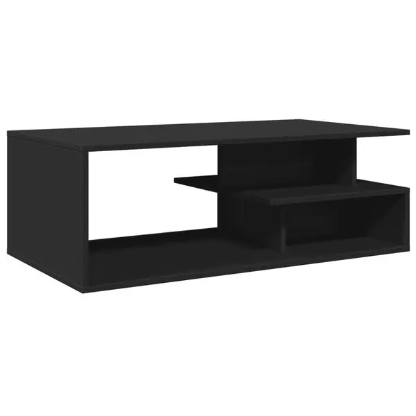 Kampanjpris vidaXL Soffbord svart 102x55x35 cm konstruerat trä