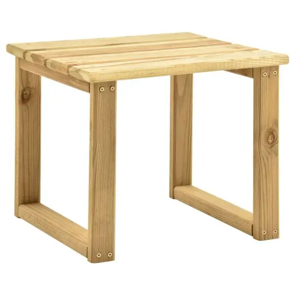 vidaXL Bord för solsäng 30x30x26 cm impregnerad furu Utförsäljning